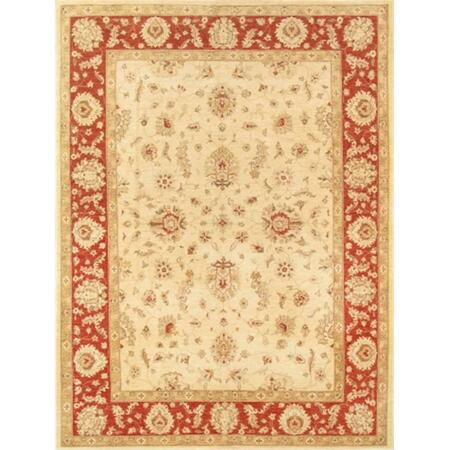PASARGAD Home Melody Collection Hand-Knotted Lamb'S Wool Area Rug- 8 Ft.10 In. X 11 Ft.10 In. 39142